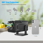 Salange HY320 Smart Android11 4K Projector WiFi6 BT5 390ANSI HD 1920x1080P Home Cinema Pocket Outdoor Office Portable Projector