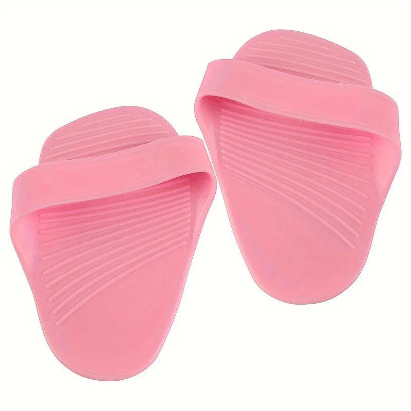 2pc silicone palm protection sports fitness dumbbell weightlifting silicone gloves anti wear, anti cocoon, anti slip, horizontal