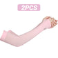 UPF50+ 1Pair Sunscreen Outdoor Sun Protection Arm Sleeves Women Men Sports Football Golf Cooling Sleeve Summer Ice Silk Ridin
