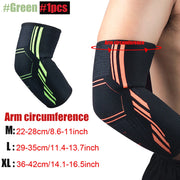 1Pcs Sports Elbow Support Brace Compression Sleeve Basketball Arm Sleeve for Tendonitis, Tennis Golf Elbow Reduce Joint Pain