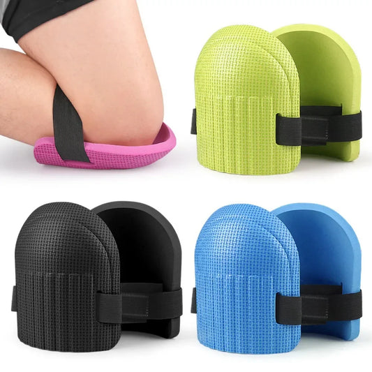 Lot de 2 genouillères de protection en mousse EVA, rembourrage souple, pour le travail, la sécurité, l'autoprotection, le sport, le jardinage et le nettoyage