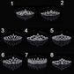 Tiaras y coronas para niñas, diademas, coronas de cristal para novias, accesorios para fiestas de bodas, joyas para el cabello, adornos, tocado