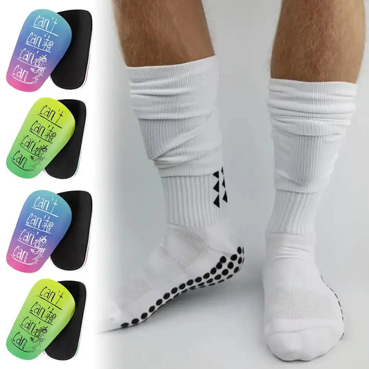 Espinilleras de fútbol, ​​miniespinilleras protectoras de fútbol, ​​resistentes al desgaste, con absorción de impactos, EVA, para entrenamiento infantil.