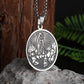 Colgante clásico católico de la Virgen María de Guadalupe con cruz de circonitas, collar de oración para mujer
