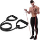 New Fitness Yoga Pilates Bar Stick Crossfit Resistance Bands Trainer Yoga Pull Rods Pull Rope Portable home Gym Body work out