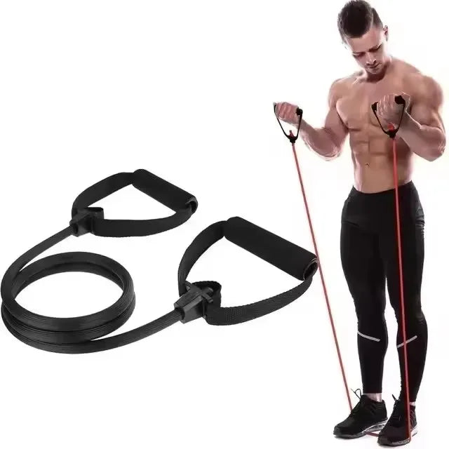 New Fitness Yoga Pilates Bar Stick Crossfit Resistance Bands Trainer Yoga Pull Rods Pull Rope Portable home Gym Body work out