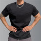 Camiseta de running para hombre, novedad de verano 2024, camisetas holgadas de algodón de manga corta para fitness, camisetas casuales para hombre, camisetas deportivas para gimnasio para hombre