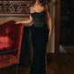 Mozision Off-shoulder Strapless Sexy Maxi Dress For Women Elegant Sleeveless Backless Bodycon Club Party Evening Long Dress