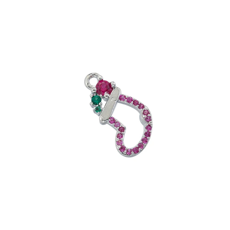 ZHUKOU christmas charms for jewelry making Lovely Christmas Tree series pendants DIY Handmade Jewelry Making accessories VD1383
