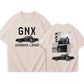 Kendrick Lamar GNX Tour T-Shirts Unisex Harajuku O-Neck Short Sleeve Shirts Commemorative Shirt