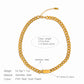 Exaggerated Stainless Steel Cuban Chain Choker Necklace for Women In Hip-hop Style