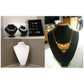 Mini caballete para exhibir collares y joyas, organizador de busto, 5,91 pulgadas, 1 terciopelo negro