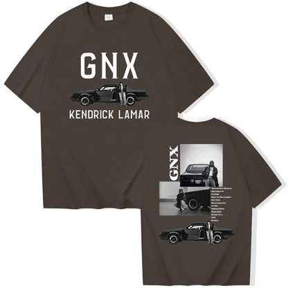 Kendrick Lamar GNX Tour T-Shirts Unisex Harajuku O-Neck Short Sleeve Shirts Commemorative Shirt