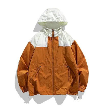 Veste à capuche pour homme et femme, vêtement de protection solaire, coupe-vent, léger et polyvalent, idéal pour l'été, collection 2024