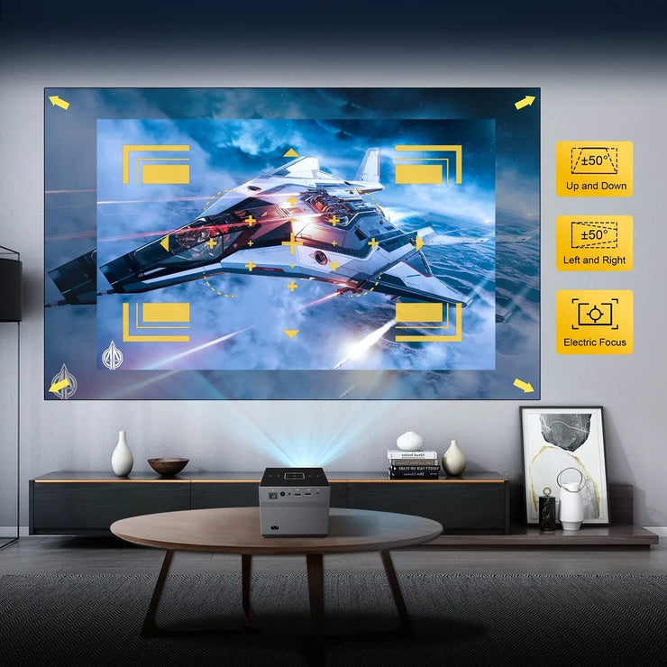 Original X3 Projector 4K Android 11 Dual WiFi Android 11 300ANSI Dual 2.4G&5G BT5.0 Smart Home Theater Portable Mini Projector