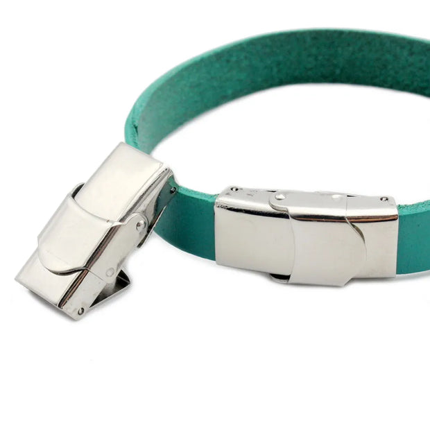 10x3mm Stainless Steel Clasps Watchband Sillicon Clasps 10mmx3mm for Flat 10mm Leather Strip