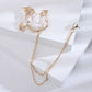 Metal Brooches Peace Dove Pins For Women Fashion Girls Corsage Festival Brooch Gifts Simple Banquet Dress Accessories Jewelry