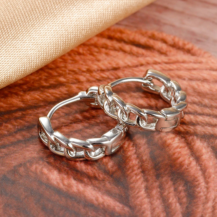 2023 New Fashion Stainless Steel Flower Small Hoop Earrings Women Korean Crystal Zirconia Cartilage Earrings Piercing Jewelry