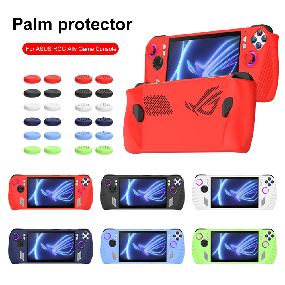 Soft Silicone Protective Cover Game Console Case Anti-Scratch Dustproof Protector Shell Sleeve for ASUS ROG Ally Game Accessorie