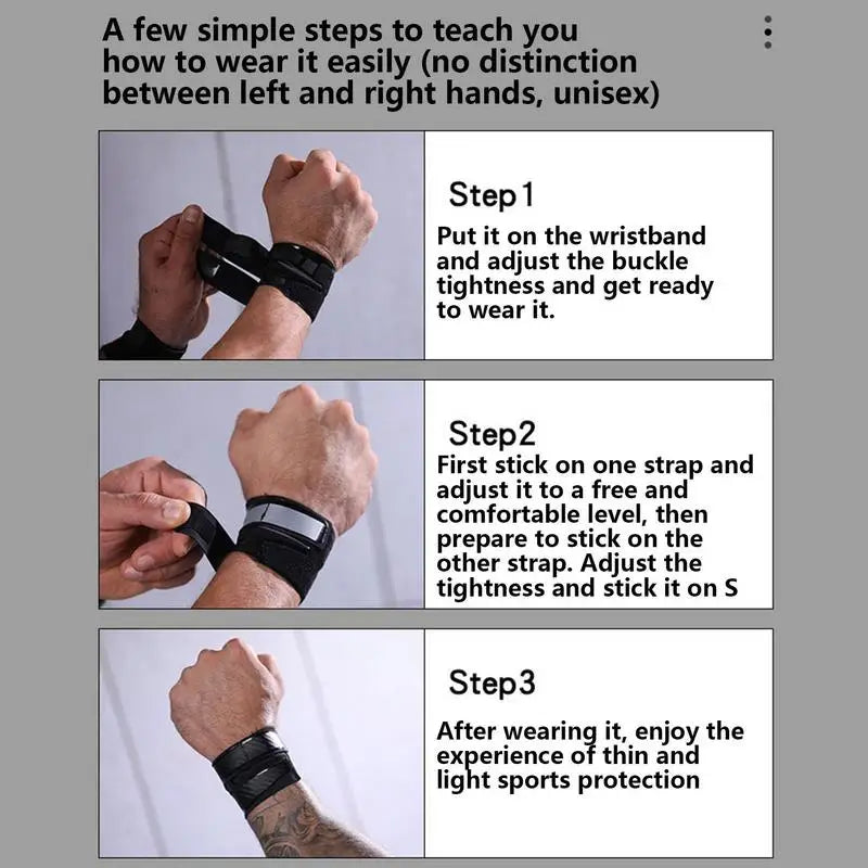 Attelle de poignet fine et réglable pour douleurs, respirante, souple et ulnaire, idéale pour le sport et le yoga